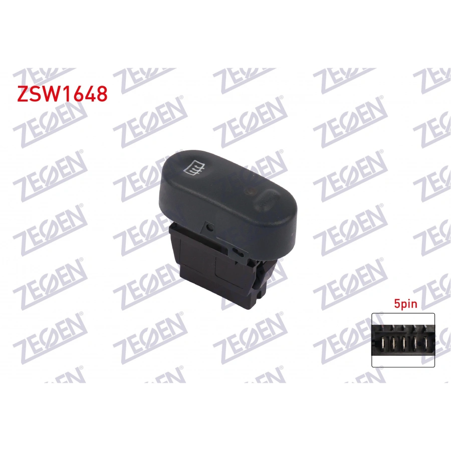 REZISTANS ANAHTARI 5 PIN YESIL ISIK RENAULT CLIO II - SYMBOL - KANGOO 2001-