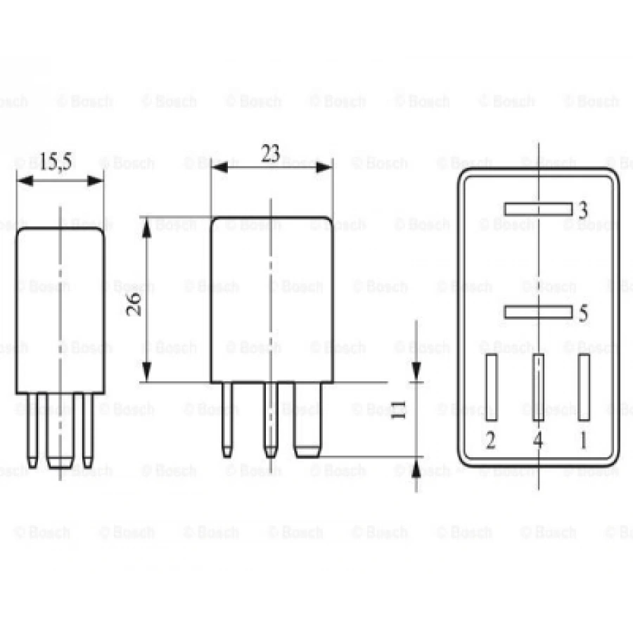 ROLE 12V-30A 5-KUTUPLU UNIVERSAL *O.SIP*