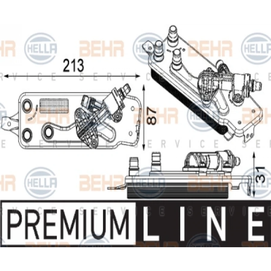 SANZUMAN YAG SOGUTUCU F06-F07-F10-F11-F18-6F12-F13-F01-F02-F04 N55-N63 10-17