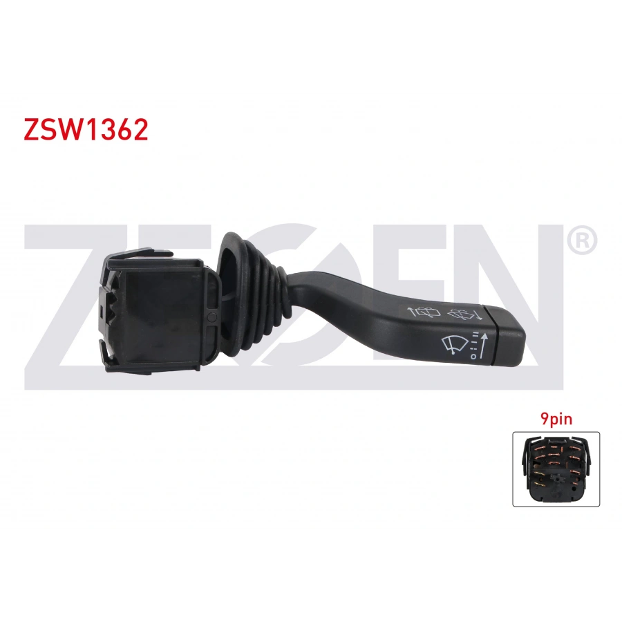 SILECEK KUMANDA KOLU ARKA SILECEKLI 9 PIN OPEL ASTRA F / G - CORSA B - VECTRA A / B - OMEGA B 1991-2005