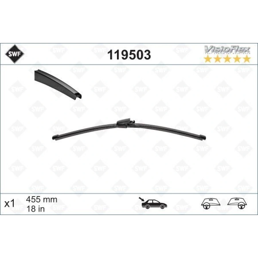 SİLECEK LASTİĞİ 47.5CM BLISTER 2 LİK