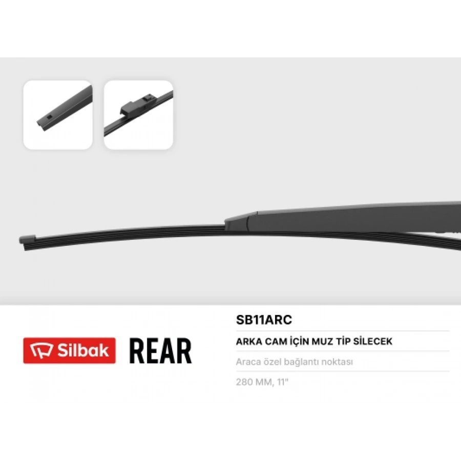SILECEK SÜPÜRGESI ARKA 280 MM GOLF6-GOLF7-POLO-FABIA-YETI BM 10-