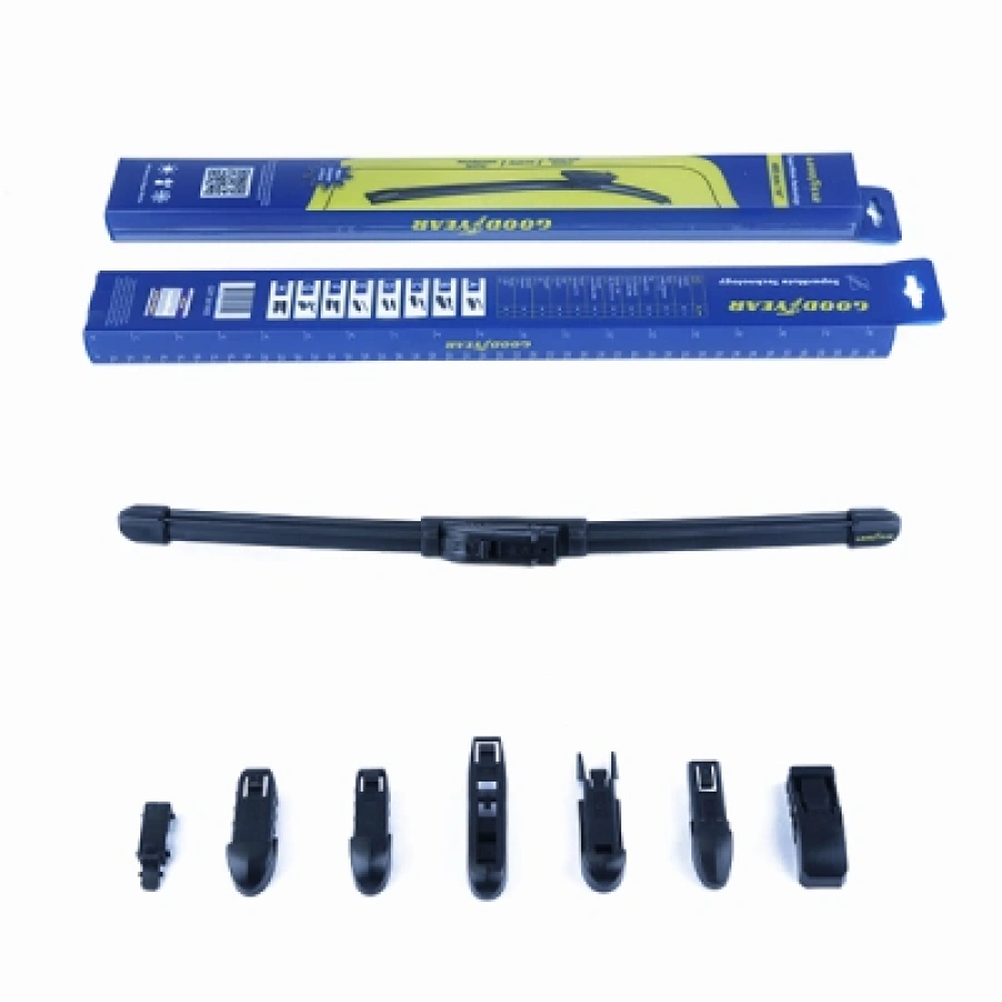 SILECEK SÜPÜRGESI ÖN 400MM (ADET) MUZ TIPI UNIVERSAL 8 APARATLI 147-A8-E93-C-ELYSEE-DOBBER-EGEA-FIESTA-CRV-ACCENT BLUE-SPORTAGE-QASHQAI-CORSA E BM BM