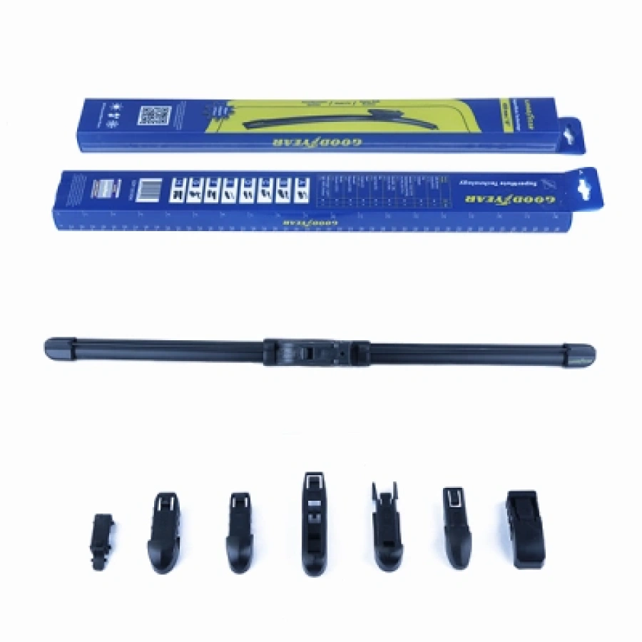 SILECEK SÜPÜRGESI ÖN 450MM (ADET) MUZ TIPI UNIVERSAL 8 APARATLI GUILETTA-A3-F33-C5-DUSTER-BRAVO-CIVIC-I30-CEE`D-DELTA-GLB-CLASS-COOPER-ASTRA H-3 BM BM