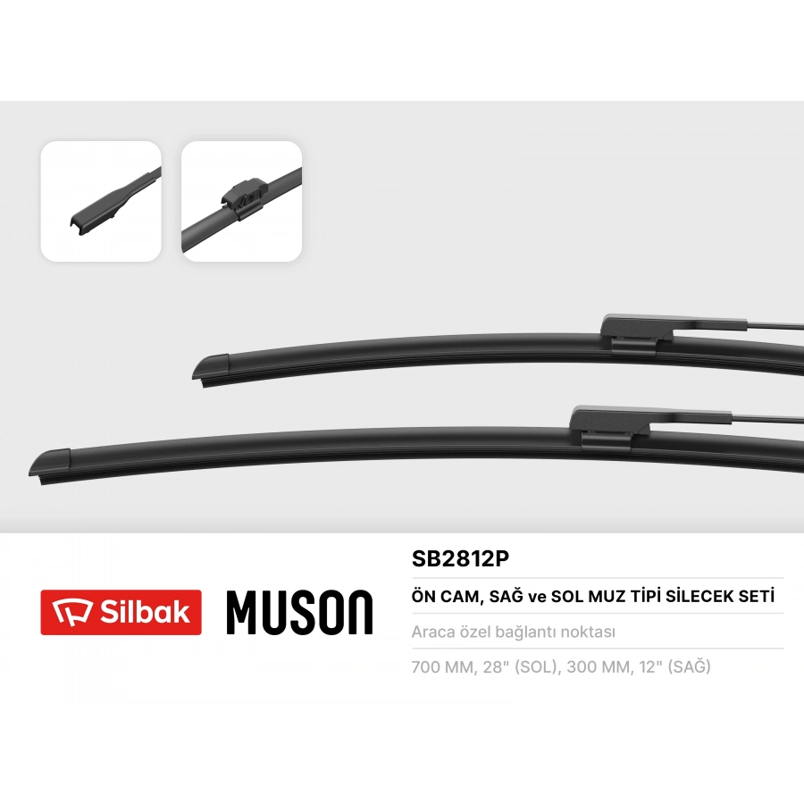 SILECEK SÜPÜRGESI ÖN TAKIM 700 / 300 MM CLIO V BM 19-