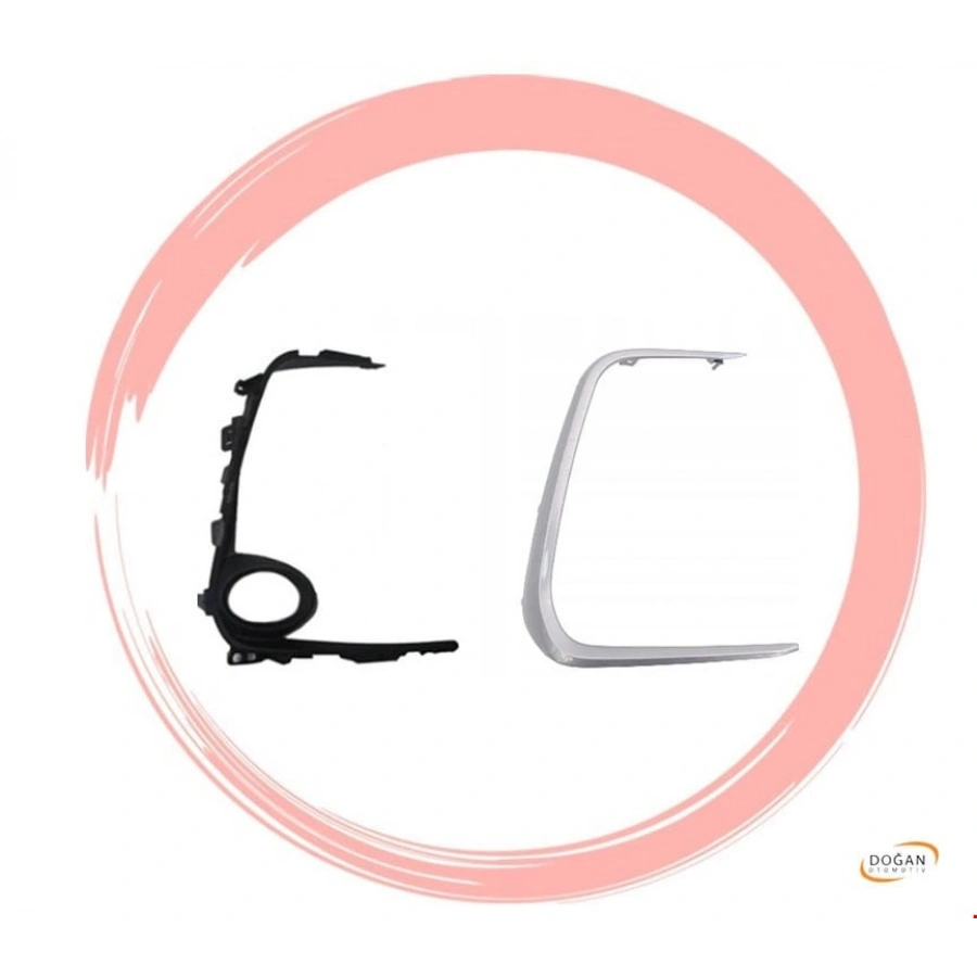 SİS FAR ÇERÇEVESİ SAĞ İÇ-DIŞ GRİ COROLLA 2019-