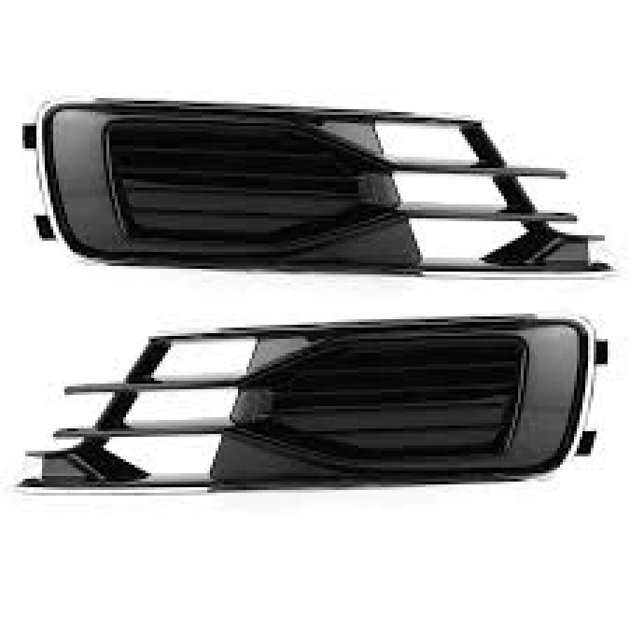 SİS FAR IZGARASI SOL PIANO BLACK SİSSİZ NİKELAJLI | AUDI | A6 | 2015-2017