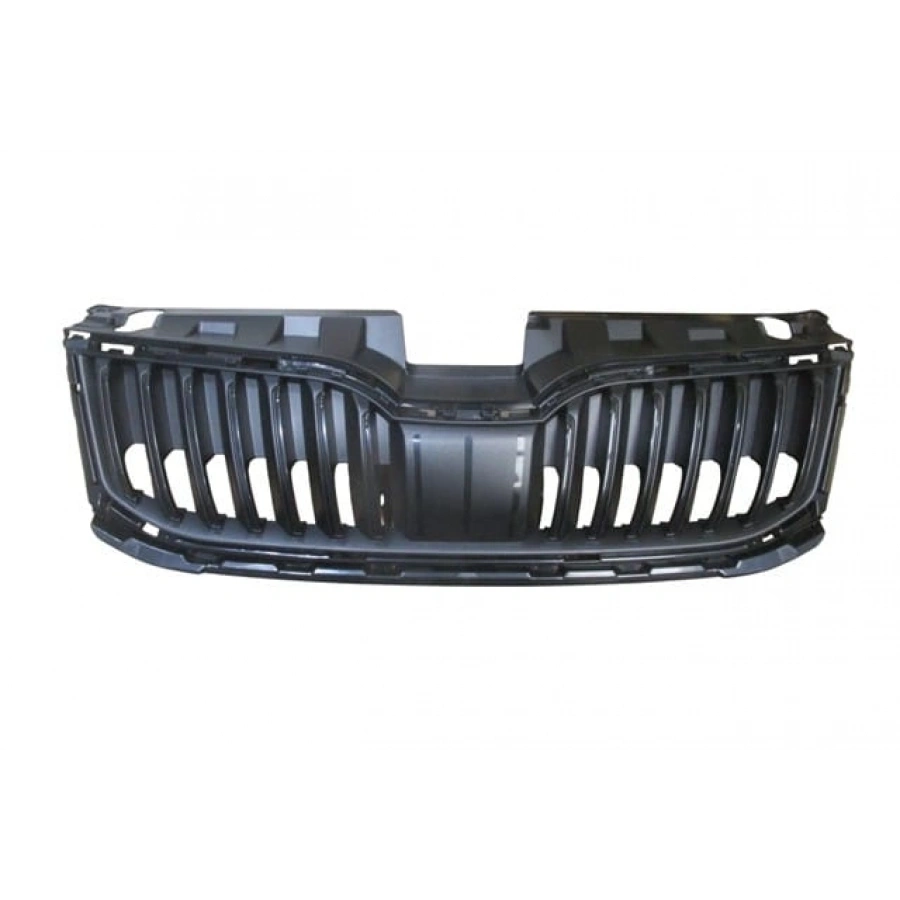 SKODA OCTAVIA- 17/19; ÖN PANJUR SİYAH NİKELAJ ÇITASIZ (ÜST KORUMA PLASTİĞİ İLE BİRLİKTE)(TW)