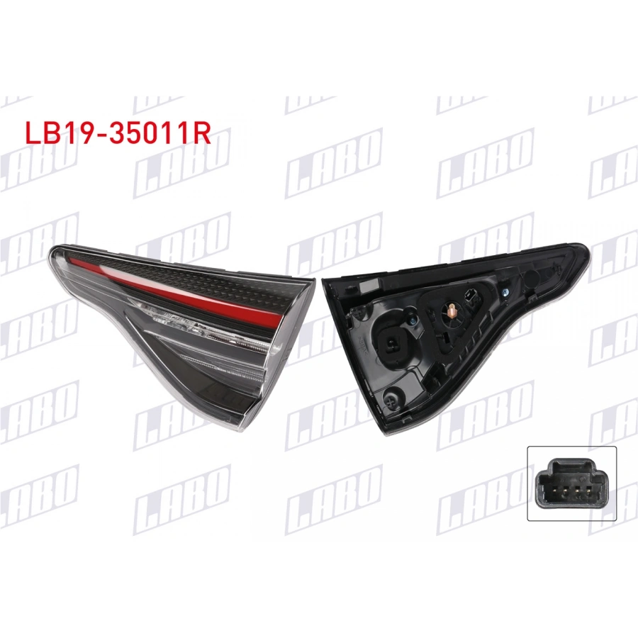 STOP LAMBASI IÇ SAG DUYSUZ CLIO V FAZ II BM 24-