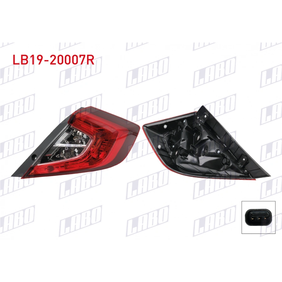 STOP SAG DIS HONDA CIVIC SEDAN FC5 2016-2022 (A1)