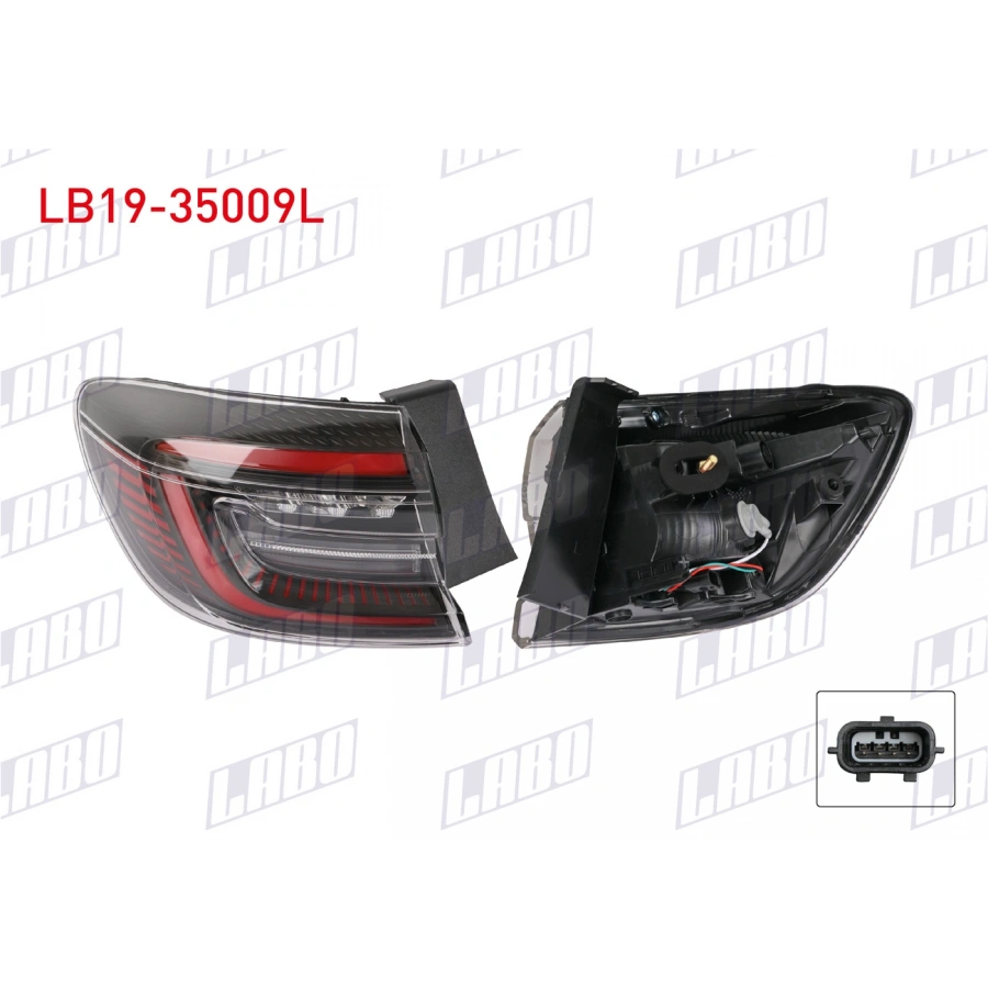 STOP SOL DIS LEDLI KIRMIZI CIZGILI RENAULT CLIO V FAZ 2 2024-