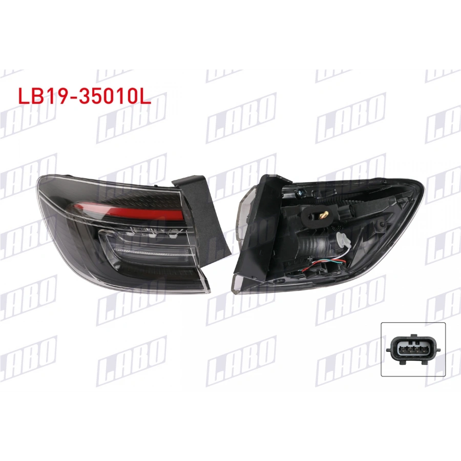 STOP SOL DIS LEDLI SIYAH CIZGILI RENAULT CLIO V FAZ 2 2024-