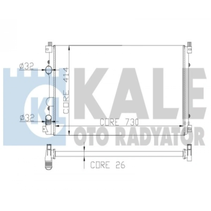 SU RADYATÖRÜ 1 SIRA ALB SI MASTER II 1,9/2,2/2,5 CDTI 01-