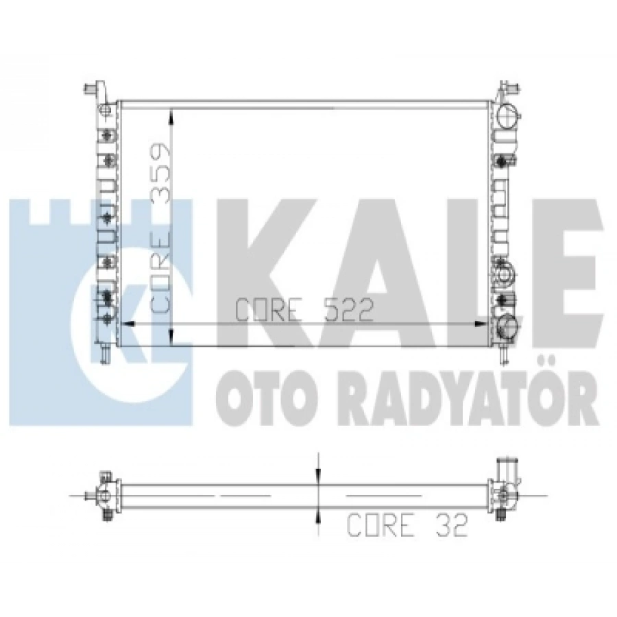 SU RADYATÖRÜ 1 SIRA ALB SI PALIO 1,4 96-