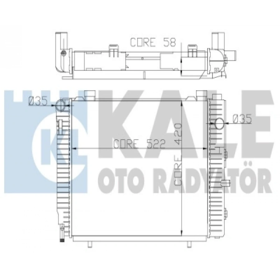 SU RADYATÖRÜ 202-208 111 1997-2002