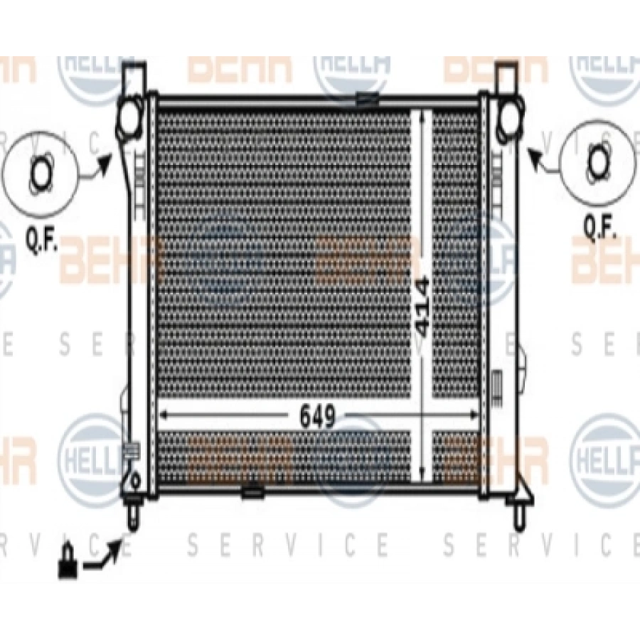SU RADYATÖRÜ 203 C270 CDI 612 2000-200