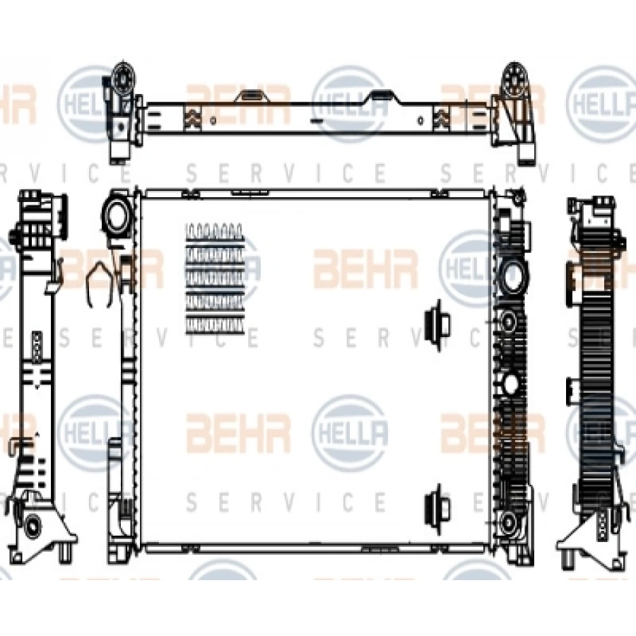 SU RADYATÖRÜ 204-212-207-GLK X204 M651-274-113-276 09-16