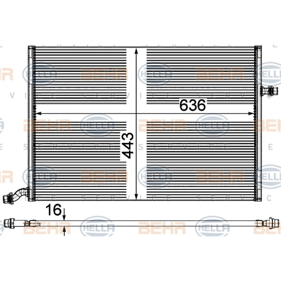 SU RADYATÖRÜ 205-213-238- GLC X253 654-274-651 04-13.