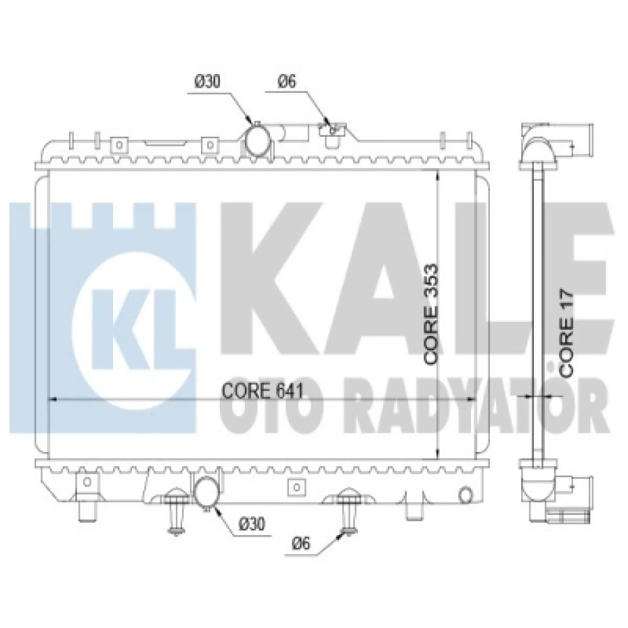 SU RADYATÖRÜ AT COROLLA (E10, E11) 1.3:1.6 93-99
