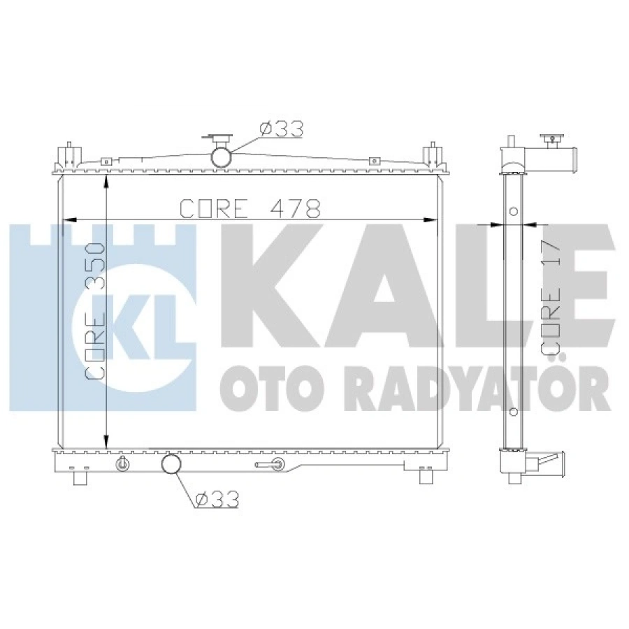 SU RADYATÖRÜ AT YARIS (P1) 1.3 01-05