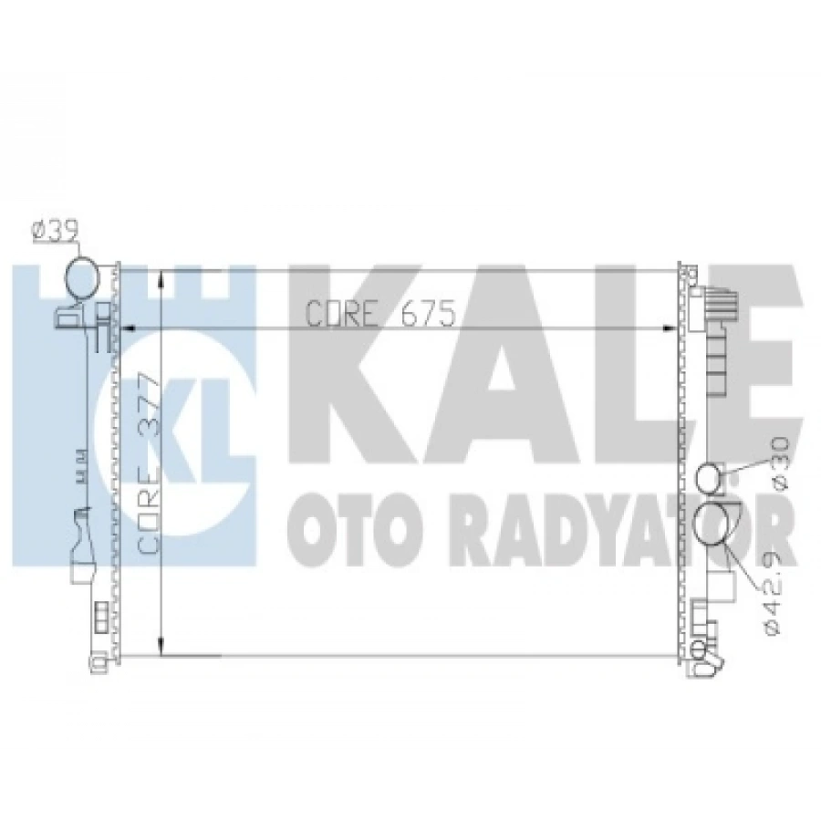 SU RADYATÖRÜ BHR 8MK 376 719-741 VITO.111,115, 646, 04-