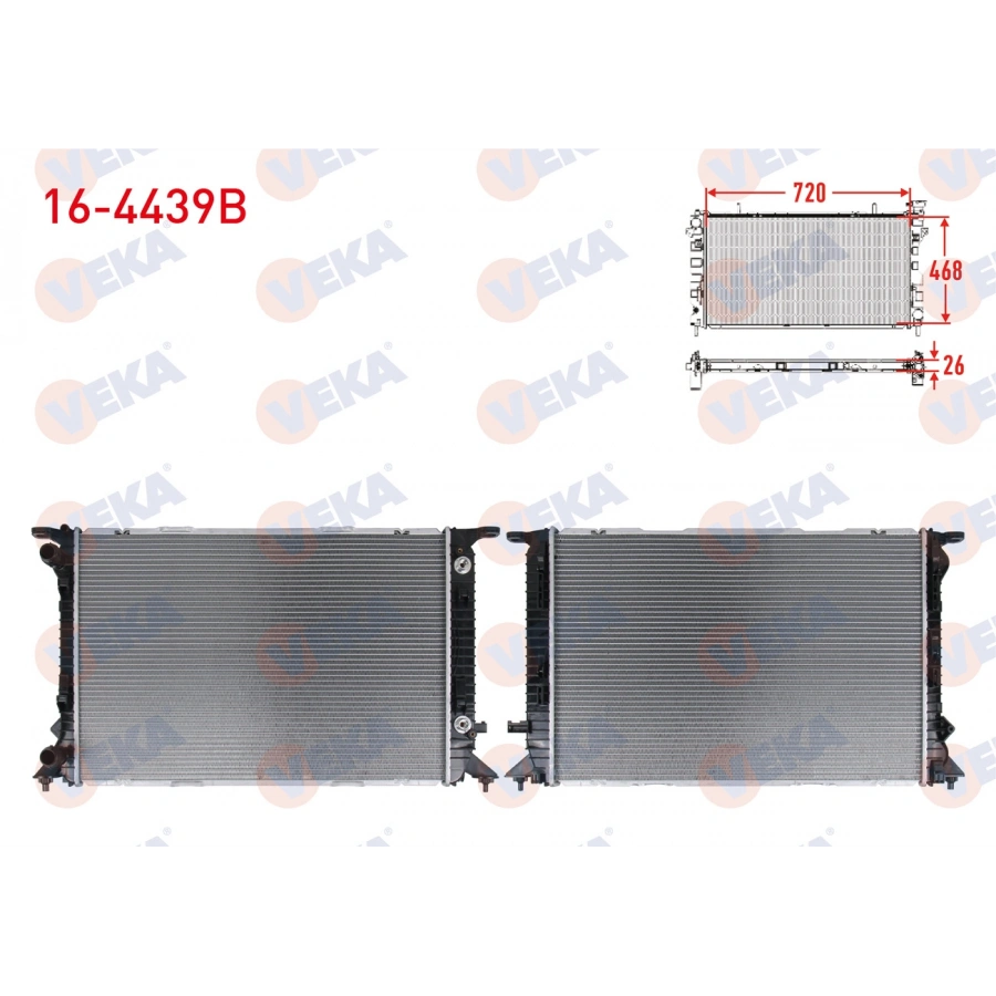 SU RADYATÖRÜ BRAZING A4-A5-Q5 CABA-CABB-CABB-CDHB-CJEB-CDNB-CAGA 1,8 TFSI-2,0 TFSI-2,0 TDI 08-