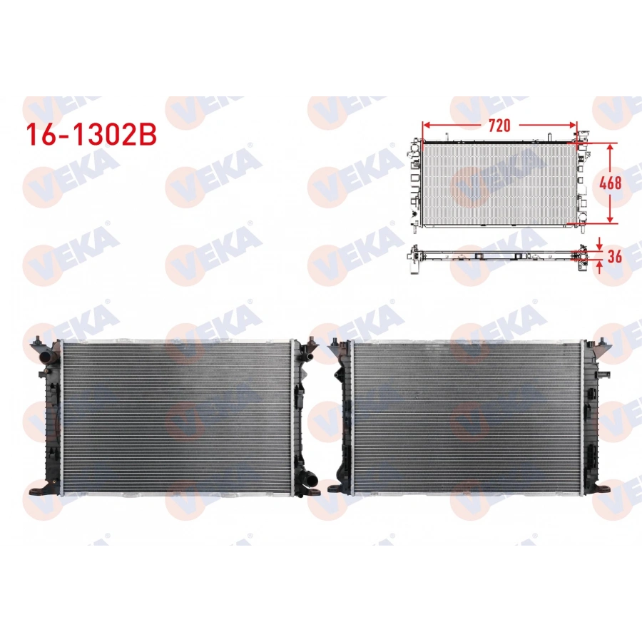SU RADYATORU BRAZING AUDI A4 2.0, 3.0 D, 3.2i 2007-