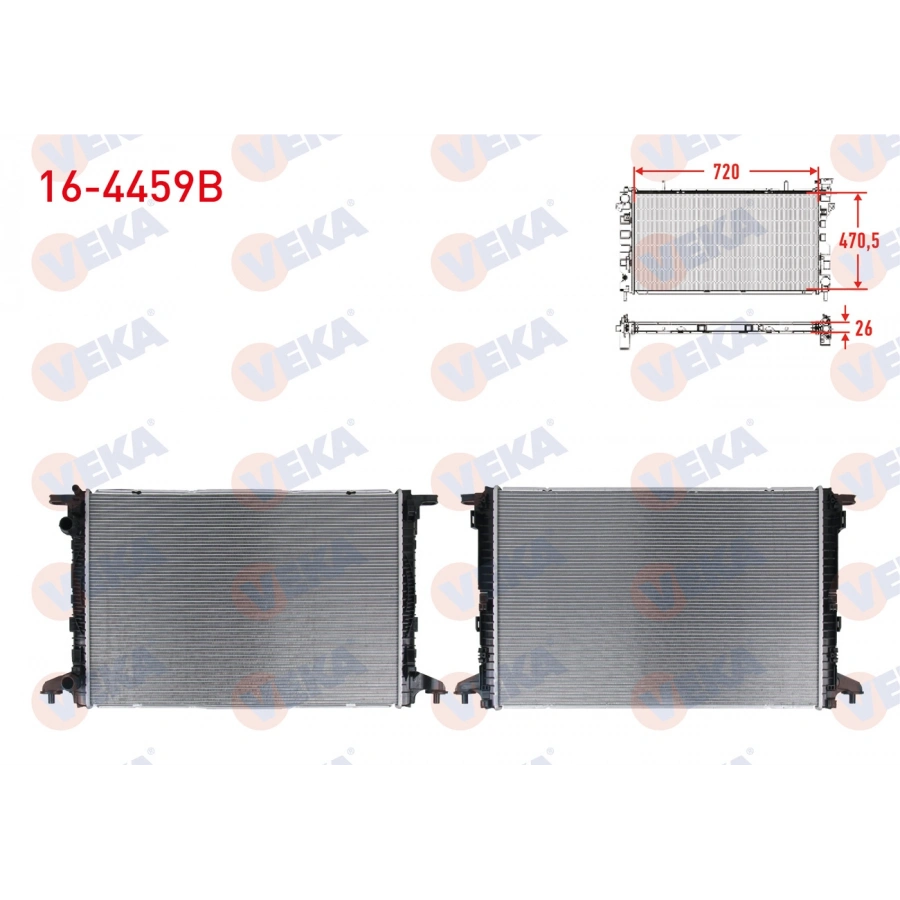 SU RADYATORU BRAZING AUDI A4 (8W2,B9) 1.4 TFSI A-T 2015-