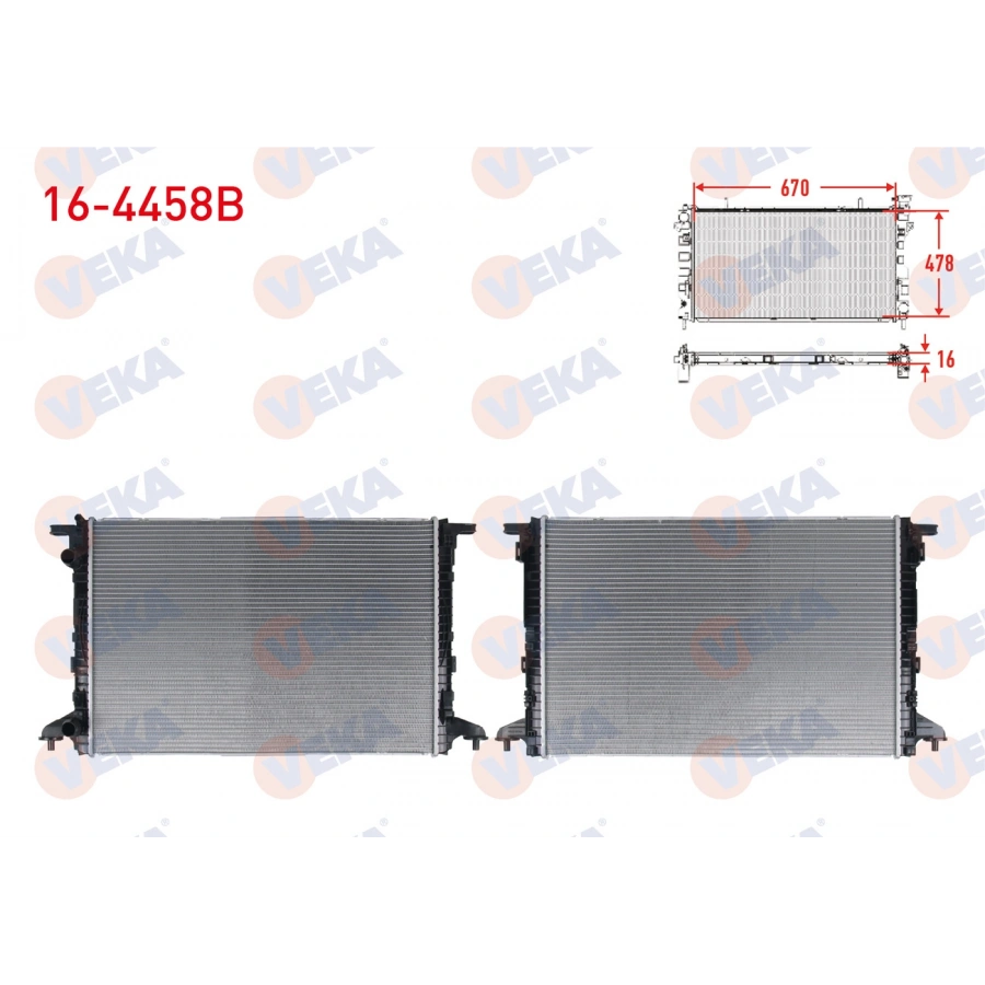 SU RADYATORU BRAZING AUDI A4 (8W2,B9) 1.4 TFSI M-T 2015-