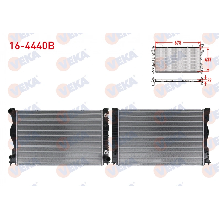 SU RADYATORU BRAZING AUDI A6 (4F2,C6) 2.0 TFSI A-T 2004-2011