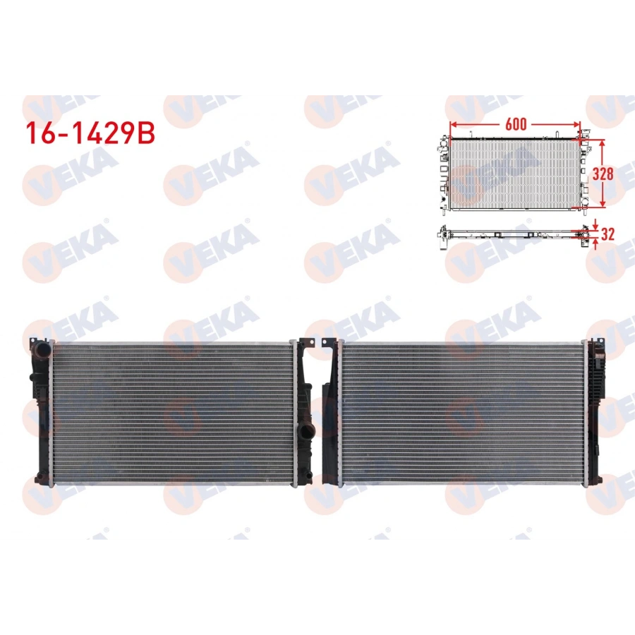 SU RADYATORU BRAZING BMW 3 (F30) 318i - 320i - 328i - 335i A-T 2011-/ 4 (F32) 418i - 420i - 428i A-T 2013-/ 1 (F20) 118 i A-T 2010-
