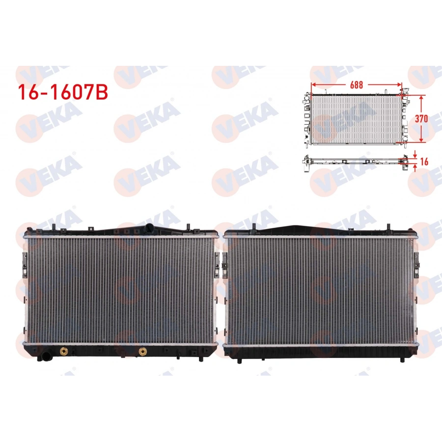 SU RADYATORU BRAZING CHEVROLET LACETTI (J200) 1.4i 16v A-T 2006-2012