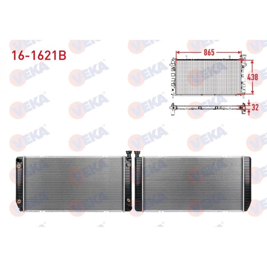SU RADYATORU BRAZING CHEVROLET TAHOE 1995-1997 A-T