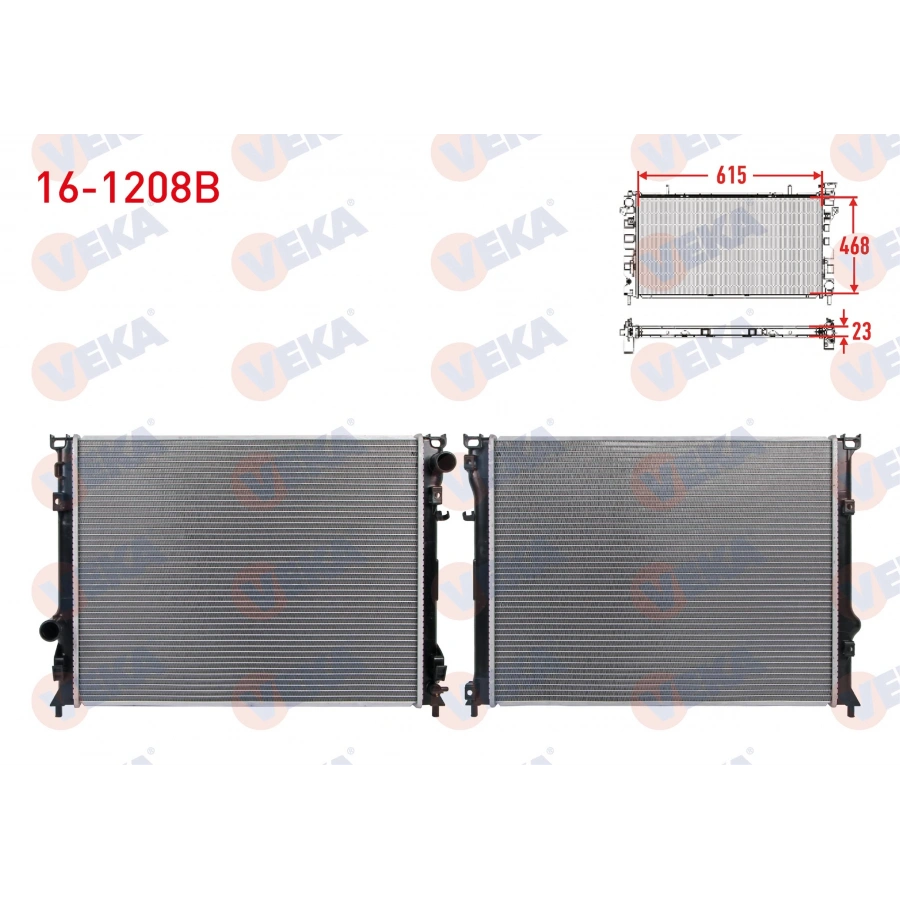 SU RADYATORU BRAZING CHRYSLER 300 C 2.7 - 3.0 CRD - 3.5 - 6.1 A-T/M-T 2004-2011 / LANCIA THEMA (LX) 3.0 CRD A-T/M-T 2011-