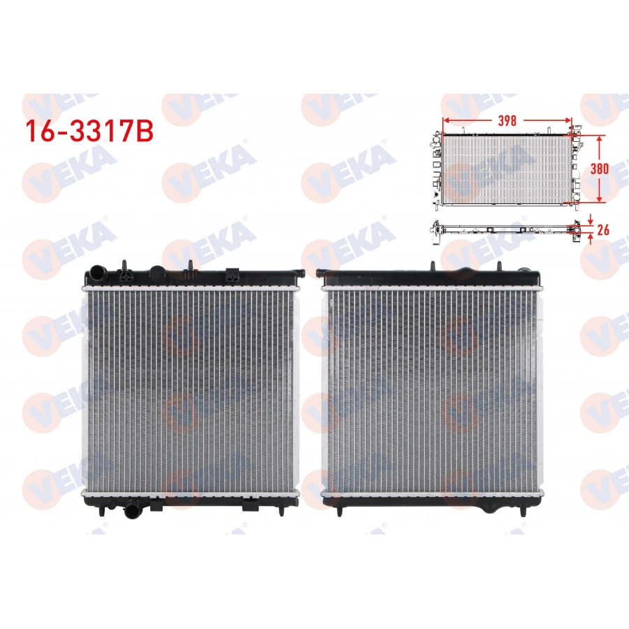 SU RADYATORU BRAZING CITROEN C3 (FC) 1.4 HDI M-T 2002-2009