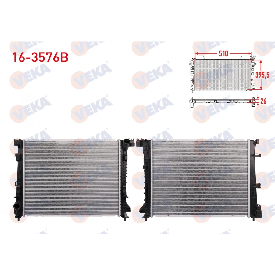 SU RADYATORU BRAZING DACIA SANDERO 1.5 BLUE DCI 2021-