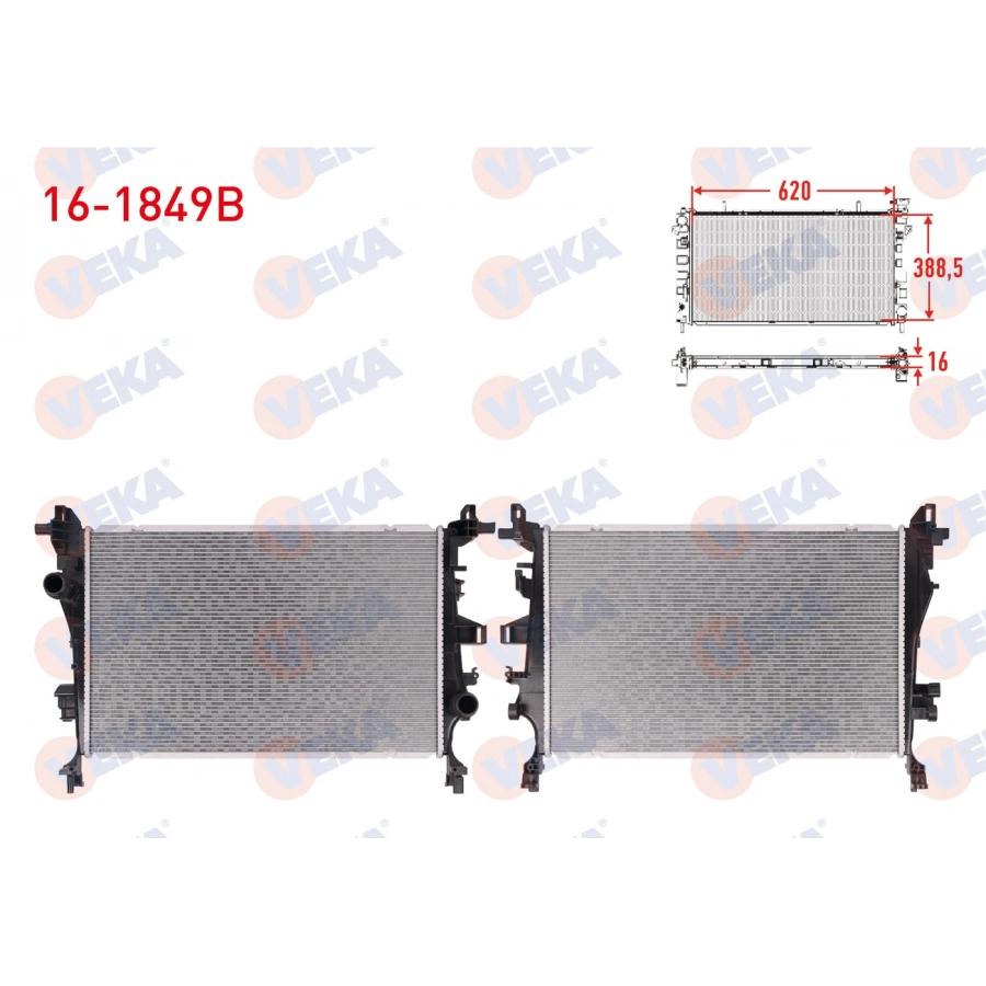 SU RADYATORU BRAZING FIAT 500X 1.3 MJT A-T/M-T 2014-