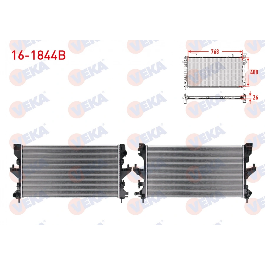 SU RADYATORU BRAZING FIAT DUCATO 2.3 MJT 2014- / CITROEN JUMPER 2.2 HDI 2014- / PEUGEOT BOXER 2.2 HDI 2014-