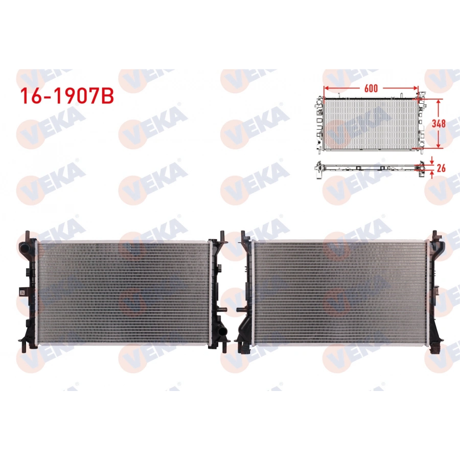 SU RADYATORU BRAZING FORD FOCUS I (DAW,DBW) 1.6i 16v M-T 1998-2004
