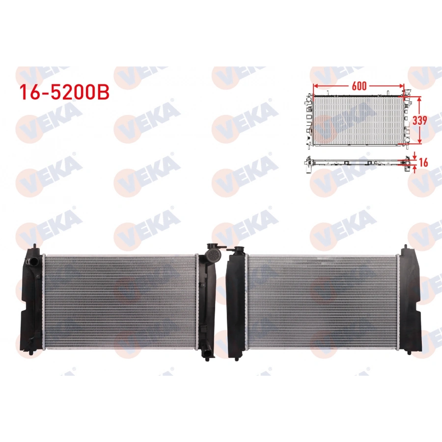 SU RADYATORU BRAZING GEELY EMGRAND EC7 1.5 M-T AC+/- 2010-2014