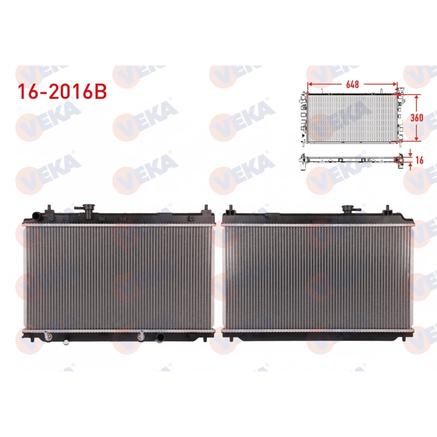 SU RADYATORU BRAZING HONDA CITY (GD) 1.3i A-T AC+/- 2003-2008