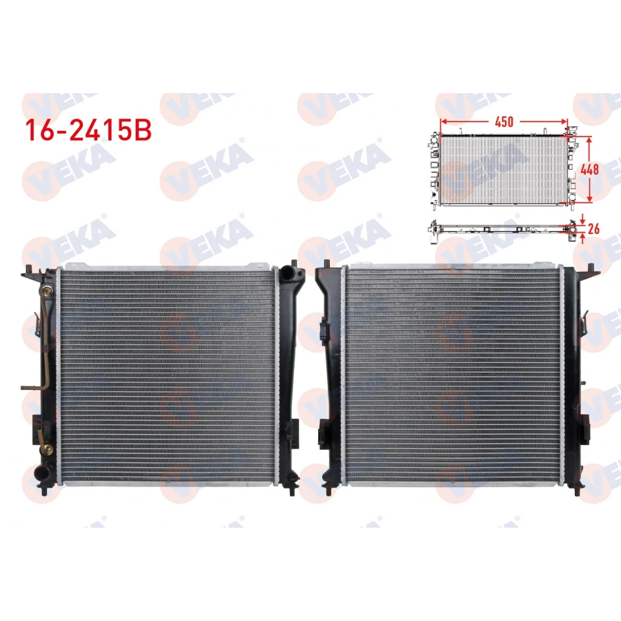 SU RADYATORU BRAZING HYUNDAI I30 (FD) 1.6 CRDI A-T 2007-2011