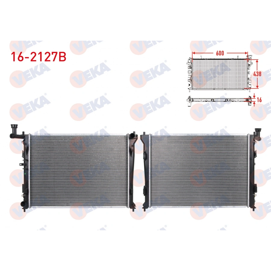 SU RADYATORU BRAZING HYUNDAI I30 (FD) 1.6i A-T 2007-2011