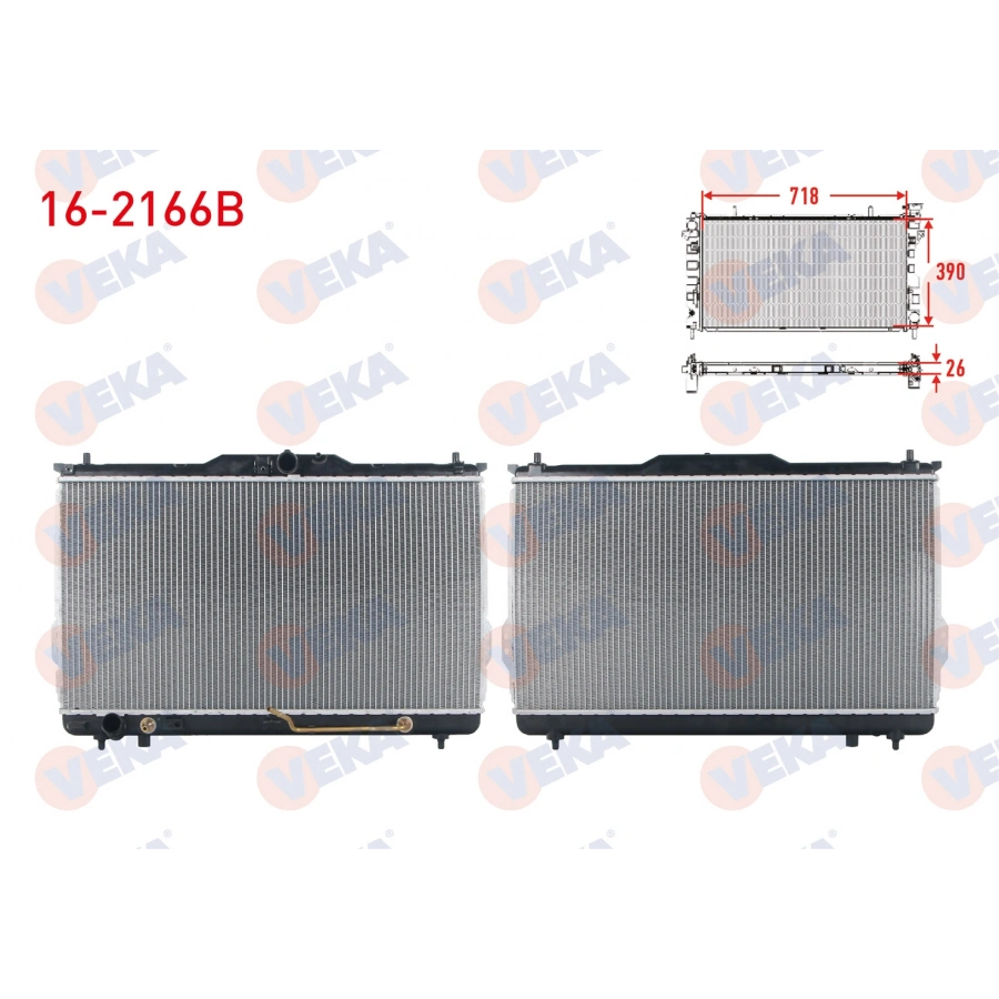 SU RADYATORU BRAZING HYUNDAI SANTA FE 2.0 CRDI A-T 4X4 2001-2006