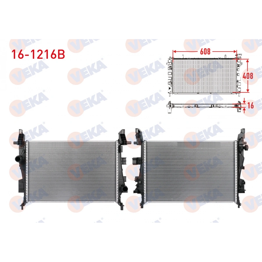 SU RADYATORU BRAZING JEEP COMPASS (MP) 1.4 T 2017- M-T
