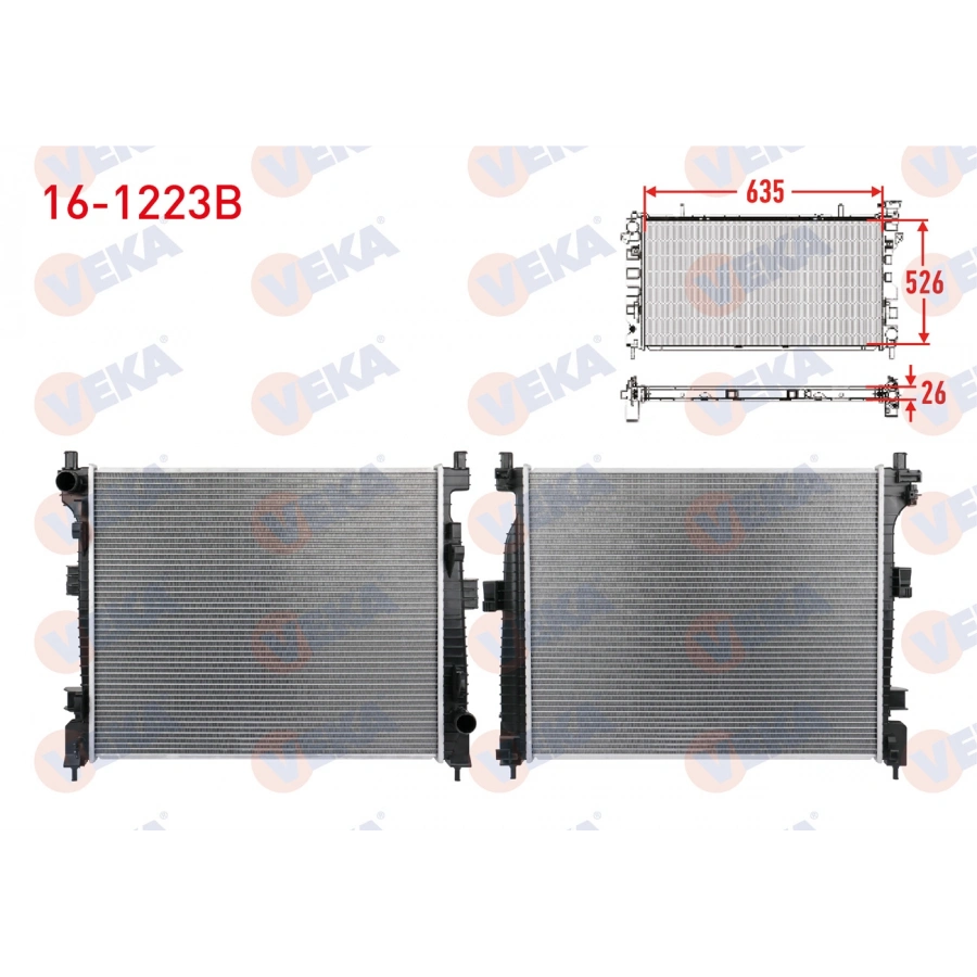 SU RADYATORU BRAZING JEEP GRAND CHEROKEE (WK) 3.0 CRD 2011- M-T