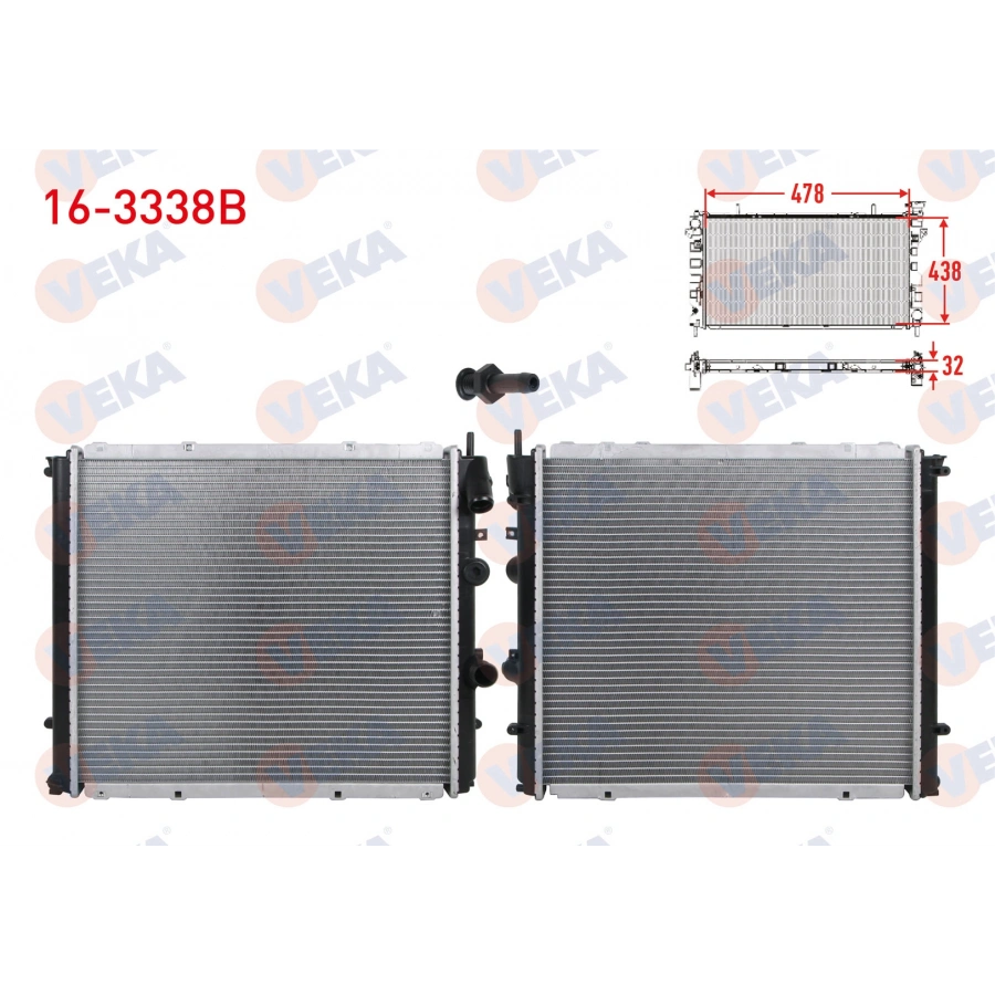 SU RADYATORU BRAZING KARSAN J10 2.3 D M-T 2010-