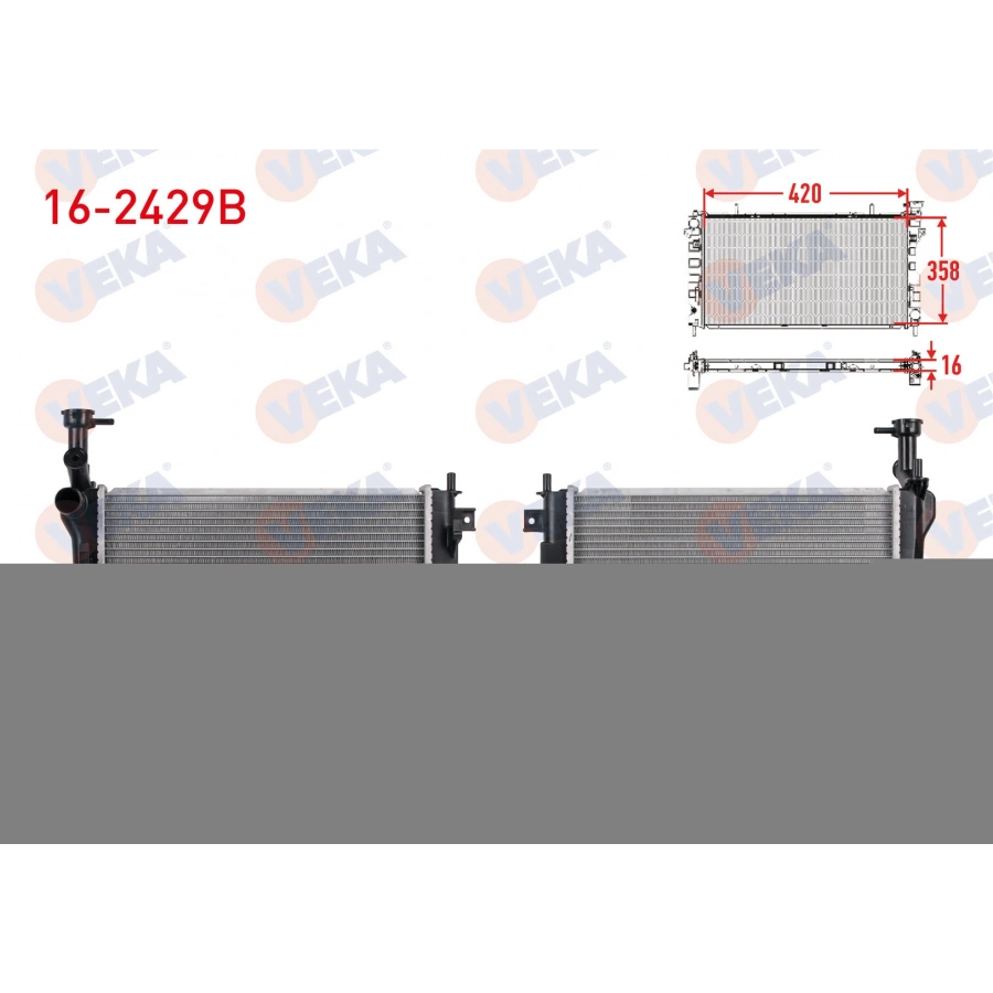 SU RADYATORU BRAZING KIA PICANTO (TA) 1.1 - 1.25 M-T 2011-