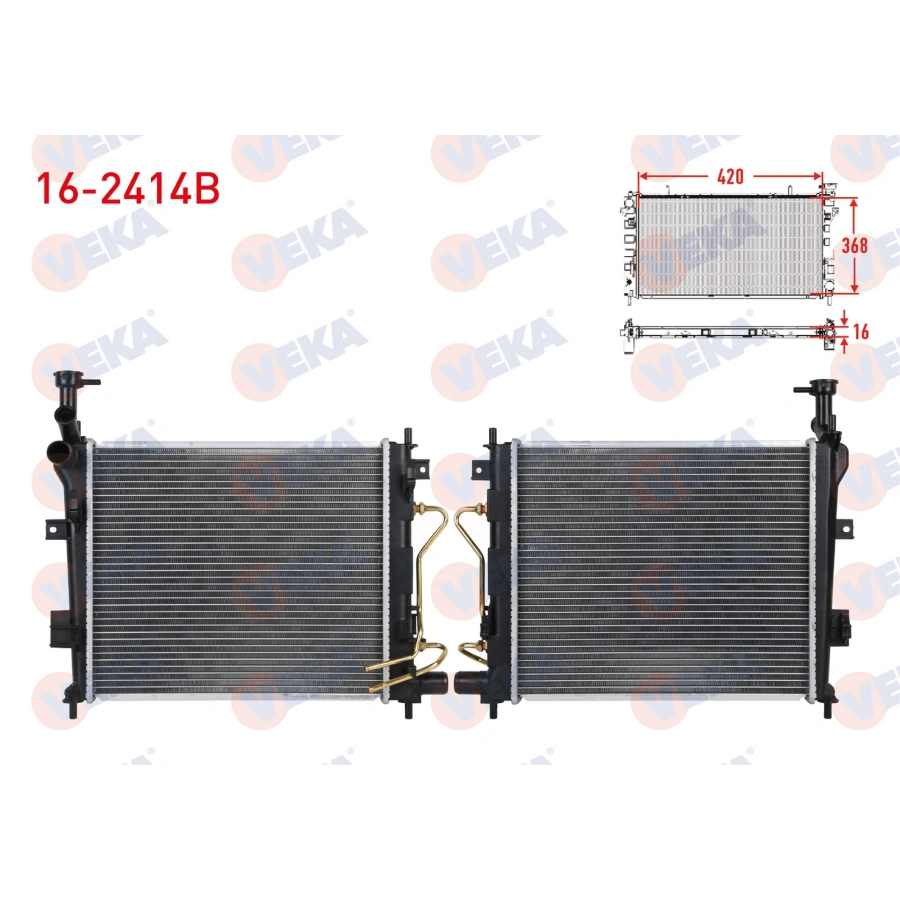 SU RADYATORU BRAZING KIA PICANTO (TA) 1.25 A-T AC+/- 2011-