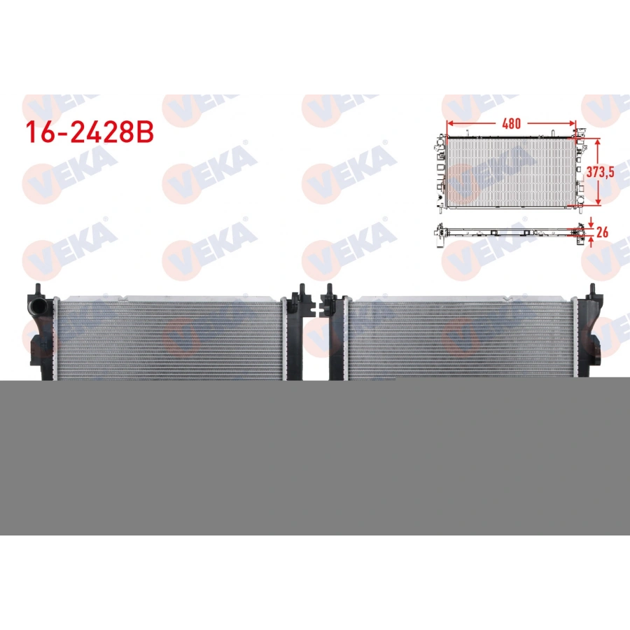 SU RADYATORU BRAZING KIA RIO IV (YB, SC) 1.4 CRDI M-T 2017